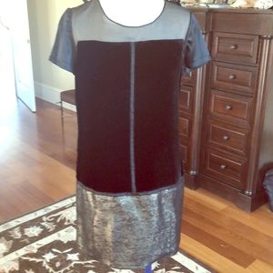 Black DVF velvet dress